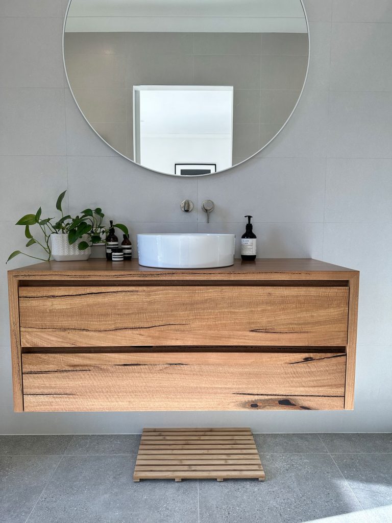 Trendy bathroom vanities